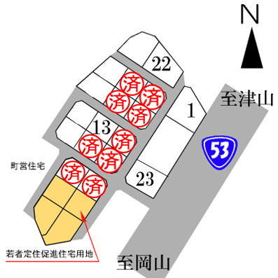 上神目1期区画図