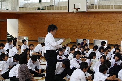 久米南中生徒会活動(6月生徒総会)