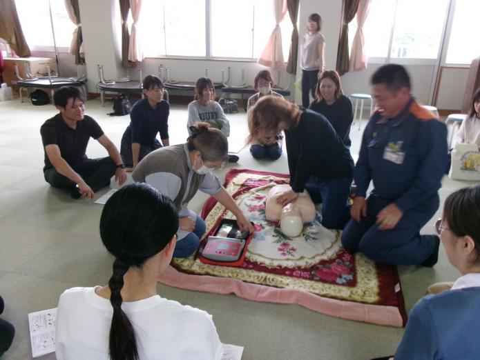 参観日・救急法・地区懇談会１